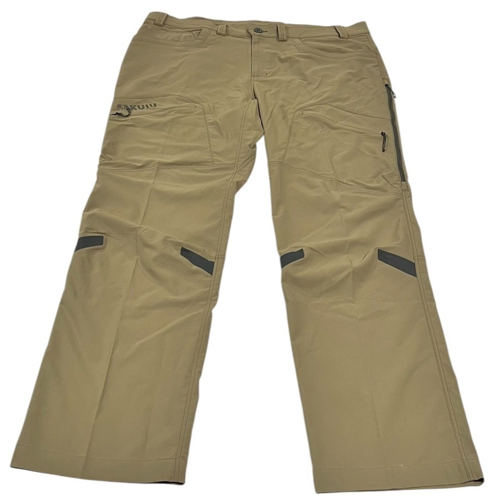KUIU Kutana Hunting Pants Tan Stretch Nylon Technical Men's‎ 42T
